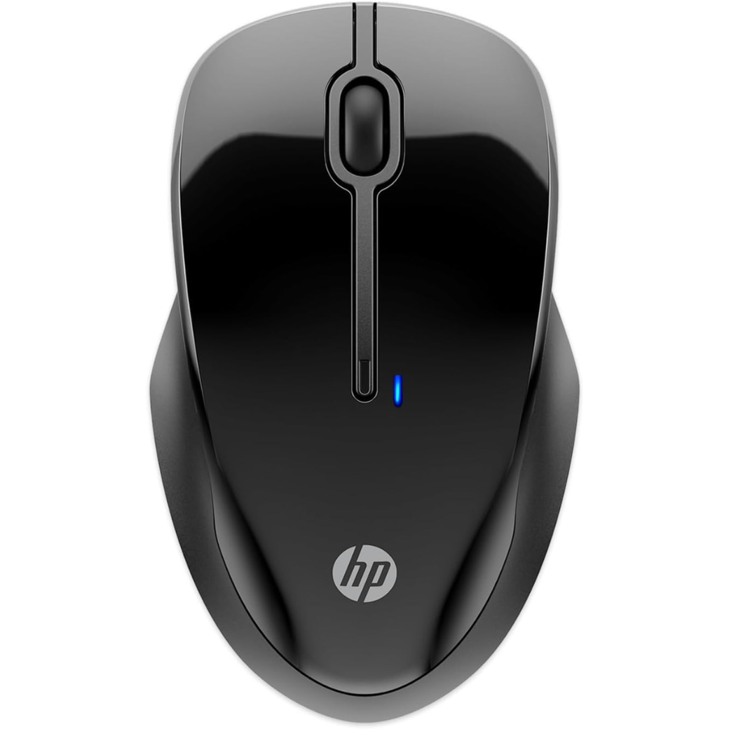 HP 250 Dual-Mode Wireless Mouse – Bluetooth & 2.4GHz USB | Multi-OS Compatible, Multi-Surface, 1-Year Battery Life (Black)
