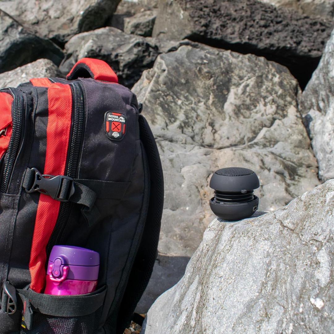 TRIXES Mini Portable Rechargeable Travel Aux Speaker Wired 3.5mm Headphone Jack