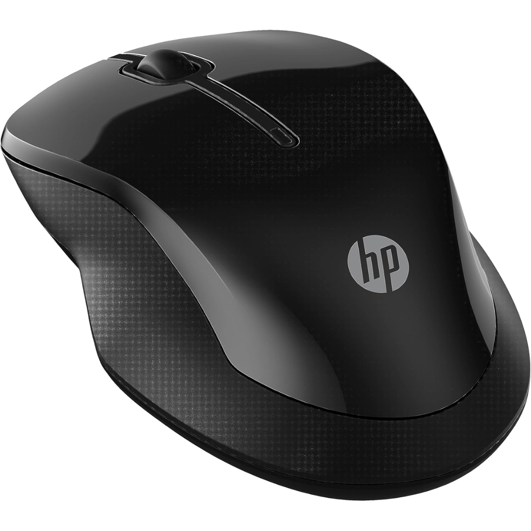HP 250 Dual-Mode Wireless Mouse – Bluetooth & 2.4GHz USB | Multi-OS Compatible, Multi-Surface, 1-Year Battery Life (Black)