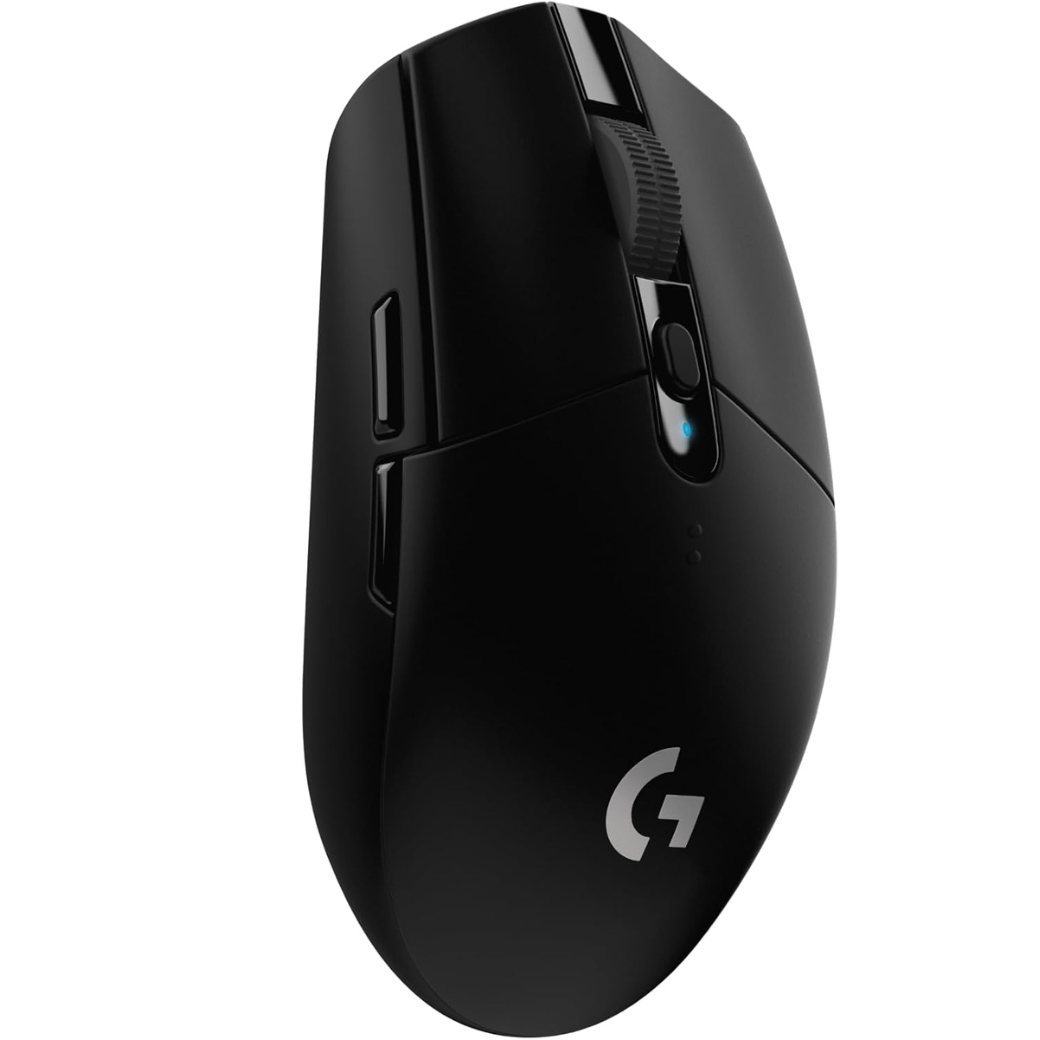 Logitech G305 LIGHTSPEED Wireless Gaming Mouse – HERO 12K Sensor, 12,000 DPI, 6 Programmable Buttons, 250h Battery, PC/Mac (Black)